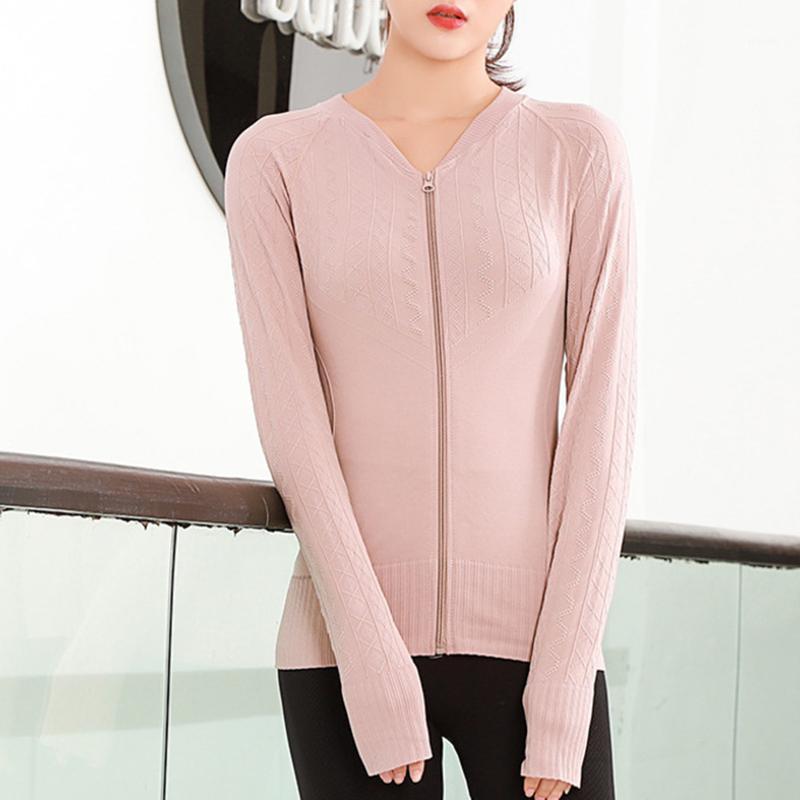 Gym Clothing Women Long Sleeve Zip Yoga Jacket Sweat Pink Jacquard Workout Bodybuilding Coat Running Shirt Fitness Top Sexy Outfit, Black
Gym Clothing Women Long Sleeve Zip Yoga Jacket Sweat Pink Jacquard Workout Bodybuilding Coat Running Shirt Fitness Top Sexy Outfit, Black