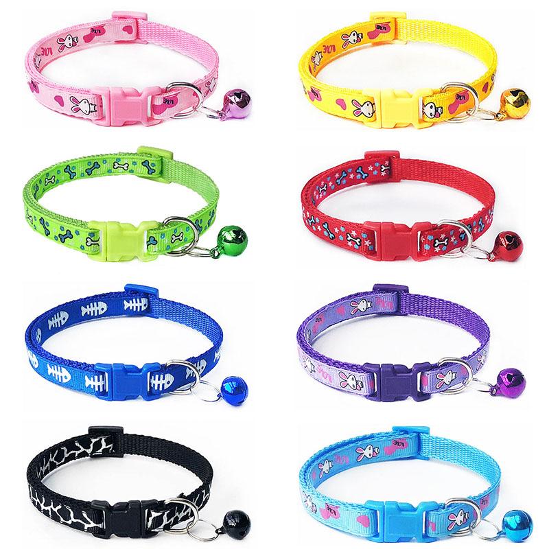 Cartoon Dog Cat Collars With Bell Adjustable Polyester Buckle Collar Pet Supplies Accessories Small Chihuahua & Leashes
Cartoon Dog Cat Collars With Bell Adjustable Polyester Buckle Collar Pet Supplies Accessories Small Chihuahua & Leashes
