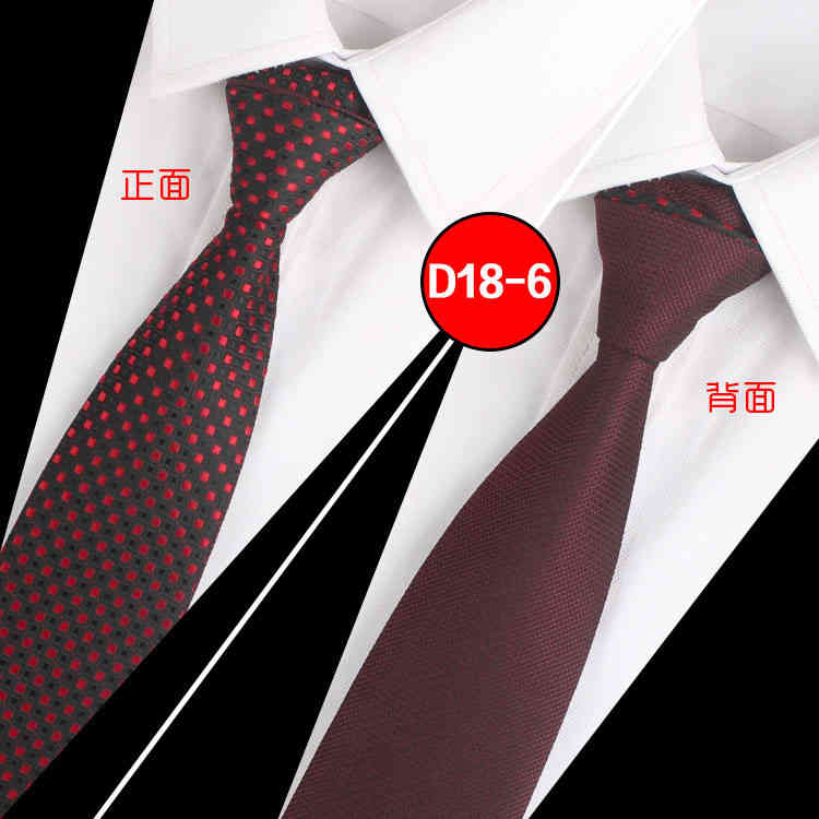 Corbata Scarf Necktie Fashion Casual Personality Men's Tie Korean Version Double Sided 6cm Silver Gray Narrow Formal Dress Marriage