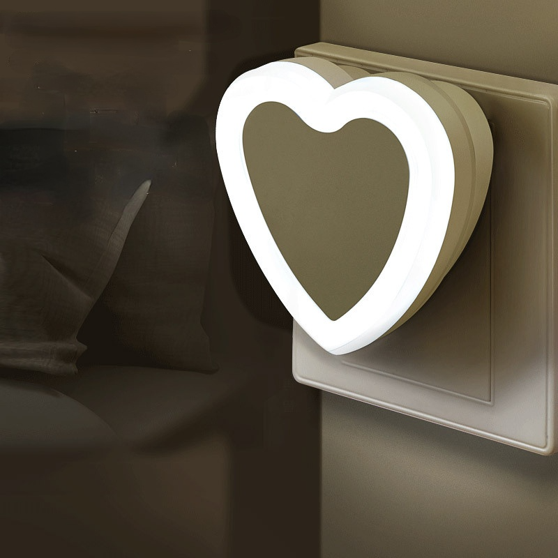 Led Night Light Children Sleeping Bedside Lamp Bedroom Room Lamp Plug In Electric Light Control Induction Night Light Dormitory Artifact