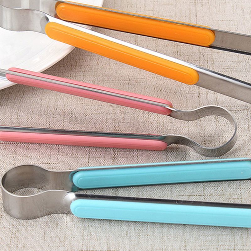 Rvs Bbq Tang Barbecue Food Clip Ice Tong Meat Salad Toast Bread Klem Kitchen Accessories Tool