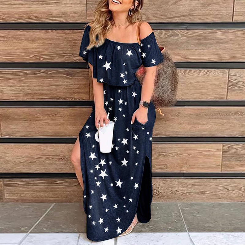 2021women off shoulder elegant boho dress 2021 solid pocket split beach summer dresses ladies strapless long maxi dress vestido, Black;gray
2021women off shoulder elegant boho dress 2021 solid pocket split beach summer dresses ladies strapless long maxi dress vestido, Black;gray