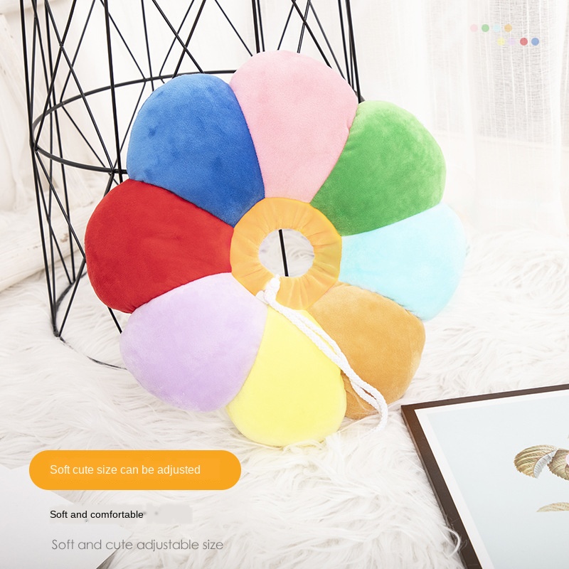 Pet Supplies Sunflower Multicolored Anti-Bite Anti-licking General Soft Protective Collar Sunflower Bib For Cats And Dogs