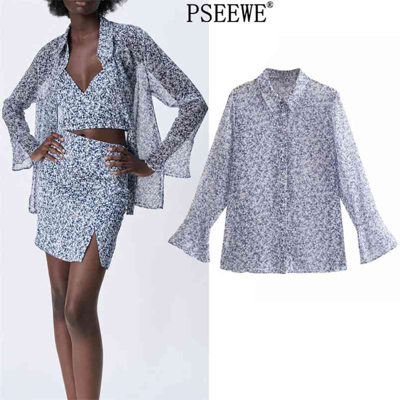 Blouses Women Blue Floral Print Button Up Shirts Woman Summer Semi Sheer Vintage Long Sleeve Chiffon Thin 210519
Blouses Women Blue Floral Print Button Up Shirts Woman Summer Semi Sheer Vintage Long Sleeve Chiffon Thin 210519