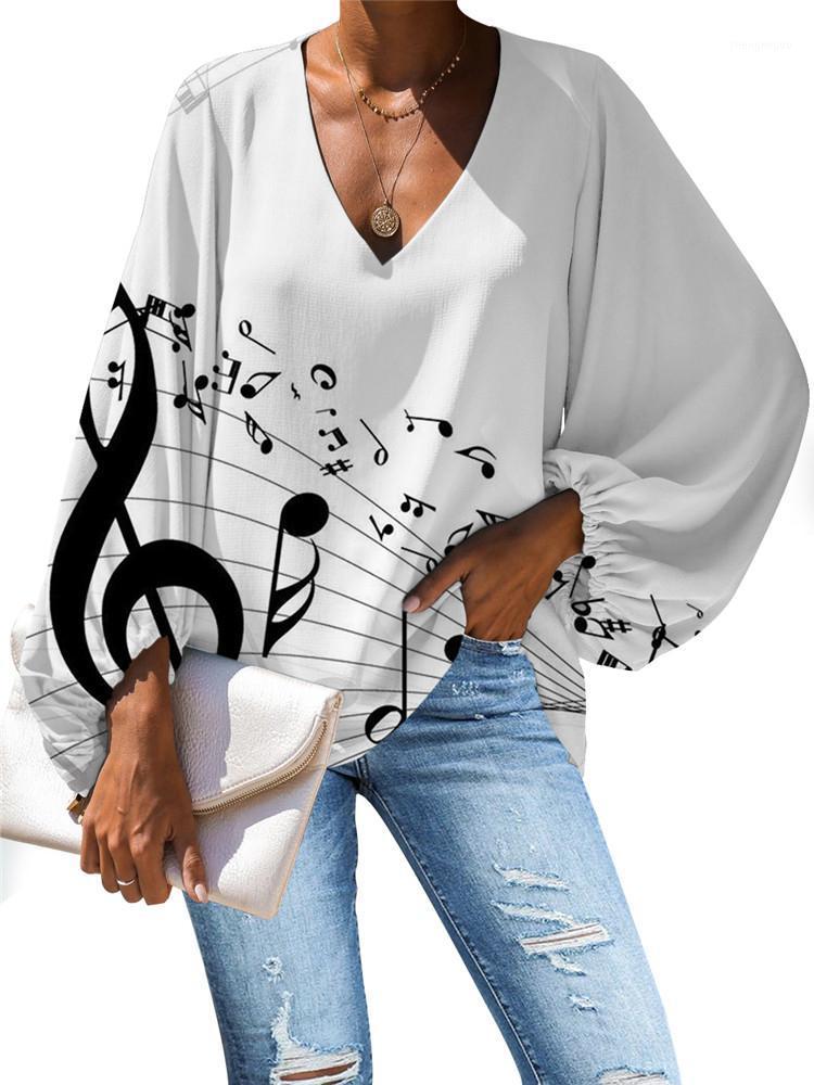 Women' Blouses & Shirts MOZOEYU Harajuku Blouse Musical Notes 2021 Casual Loose Long Sleeve Shirt Tops Plus Size V-neck, Hmo243b2
Women' Blouses & Shirts MOZOEYU Harajuku Blouse Musical Notes 2021 Casual Loose Long Sleeve Shirt Tops Plus Size V-neck, Hmo243b2