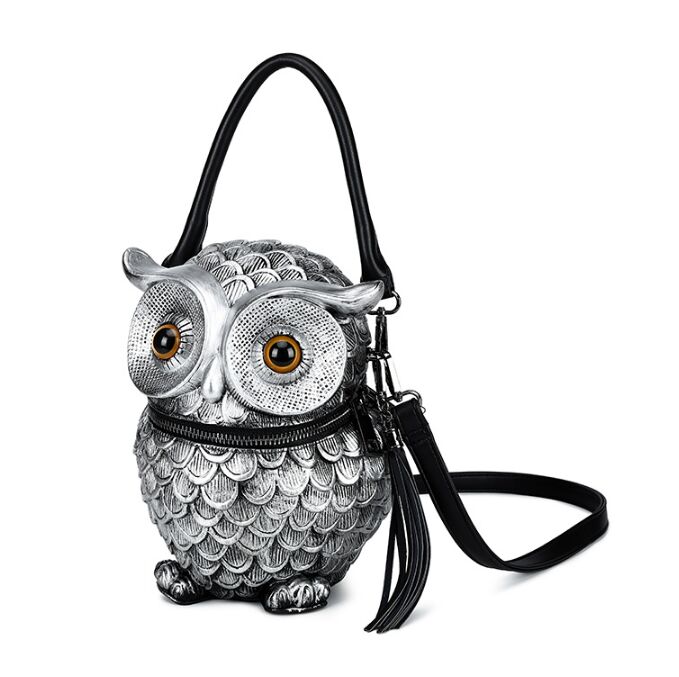 3D Owl bags for women Originality crossbody Bag giris Shoulder Bag personality Purse Fashion Handbags lady Party Cosmetic handbag