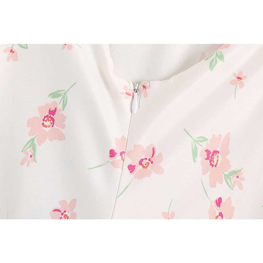 Summer Dress Women Backless Elegant Casual Fashion Chic Lady Woman Slip Maxi Dress Floral Sundress 210709