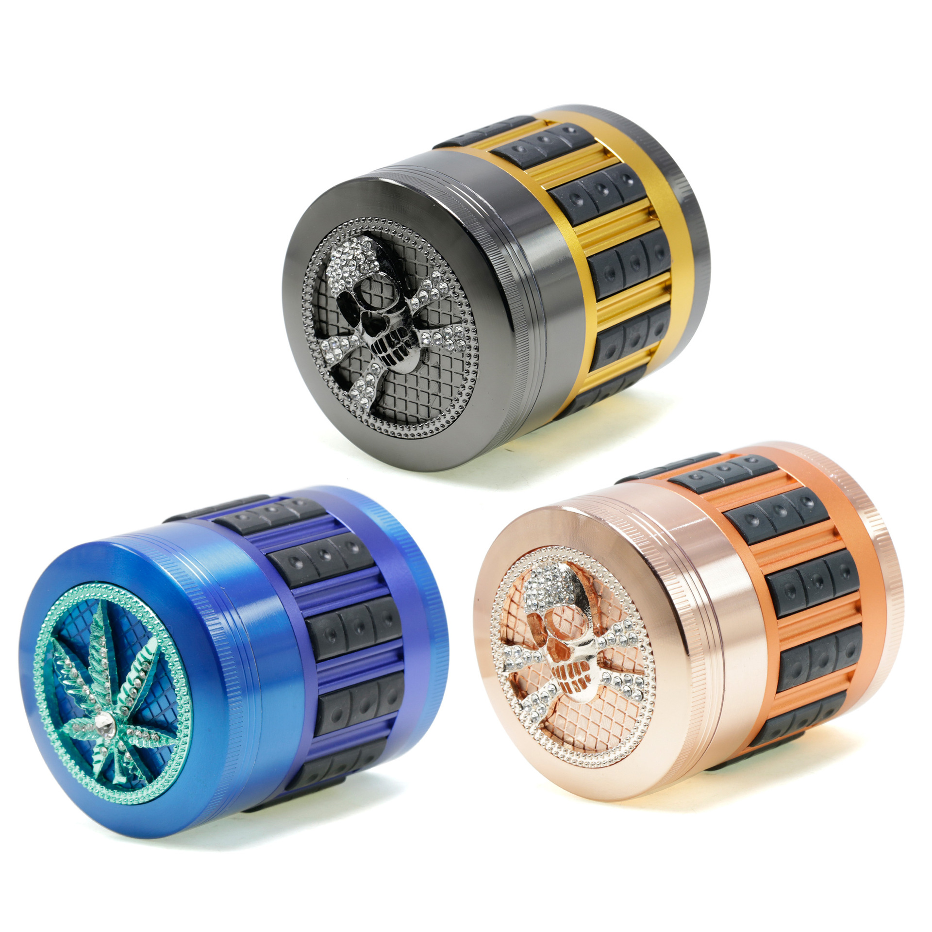 63MM 4 LAYERS OF ZINC ALLOY SMOKE MILL grinding Smoking Grinder Tobacco Accessories Herb Grinders
63MM 4 LAYERS OF ZINC ALLOY SMOKE MILL grinding Smoking Grinder Tobacco Accessories Herb Grinders