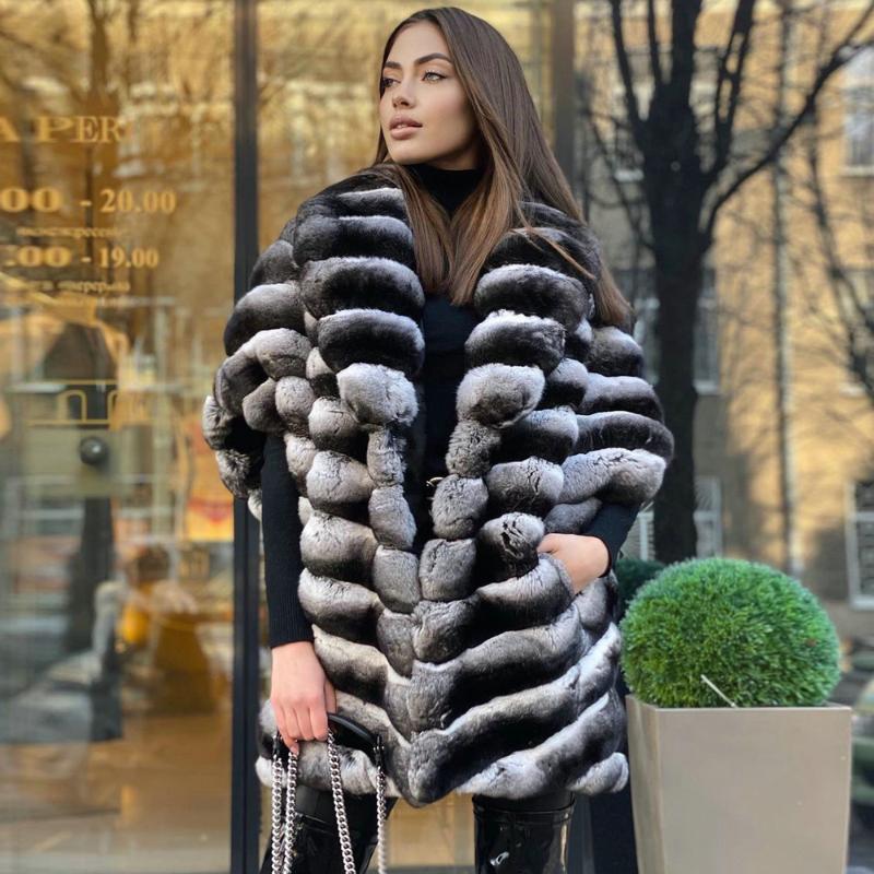 Women's Fur & Faux Mid-length Real Rex Coat For Women Winter Outwear Trendy Whole Skin Genuine Jacket Lapel Collar, Black
Women's Fur & Faux Mid-length Real Rex Coat For Women Winter Outwear Trendy Whole Skin Genuine Jacket Lapel Collar, Black