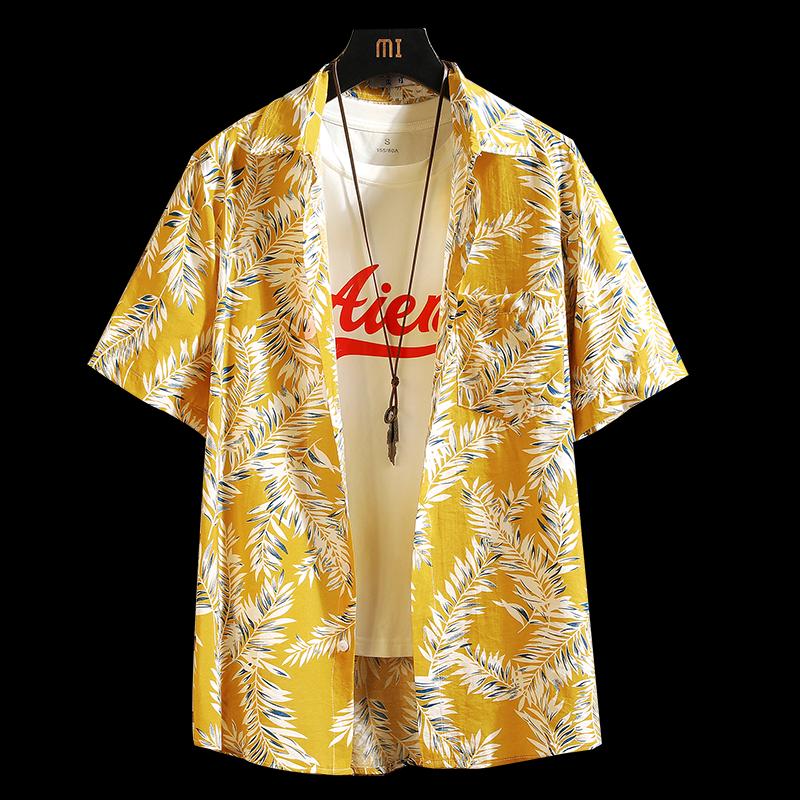 Men's Casual Shirts Men Shirt 2021 Summer Fashion Short Sleeves Printed Short-Sleeve Male Tops Blouses -2XL, Lightblue maple leaf
Men's Casual Shirts Men Shirt 2021 Summer Fashion Short Sleeves Printed Short-Sleeve Male Tops Blouses -2XL, Lightblue maple leaf