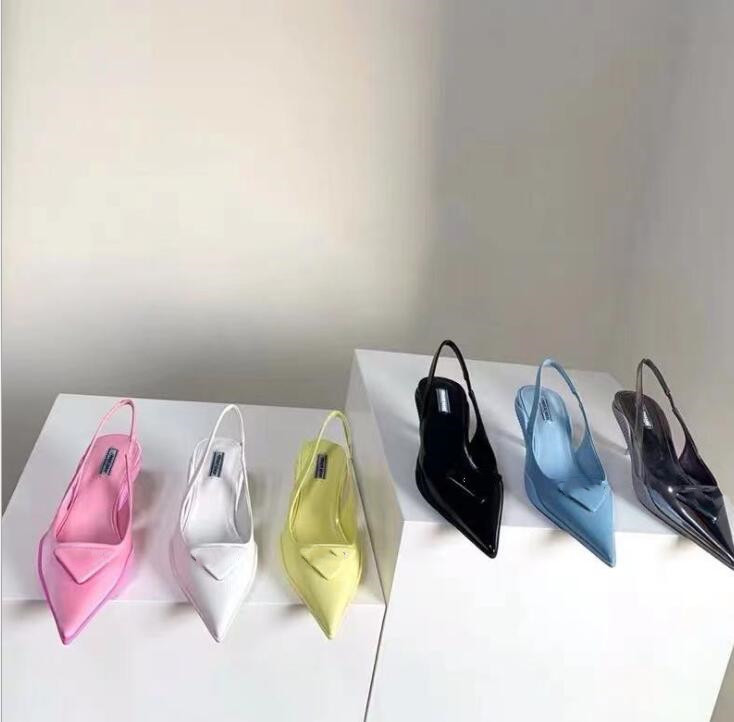 Dress Shoes Women Pumps triangle Mid-heel Slingback Sandal Luxurys Designers High Heels Sandales Espadrilles lady Espadrille, Black
Dress Shoes Women Pumps triangle Mid-heel Slingback Sandal Luxurys Designers High Heels Sandales Espadrilles lady Espadrille, Black