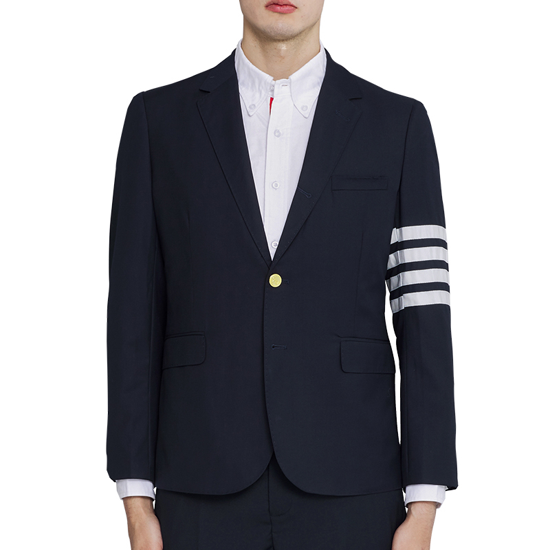2021 Tb Thom Fashion Brand Formal Blazer Men British Casual Suit Slim Business Spring Autumn Single Breasted Striped Wool Coat, Gray
2021 Tb Thom Fashion Brand Formal Blazer Men British Casual Suit Slim Business Spring Autumn Single Breasted Striped Wool Coat, Gray