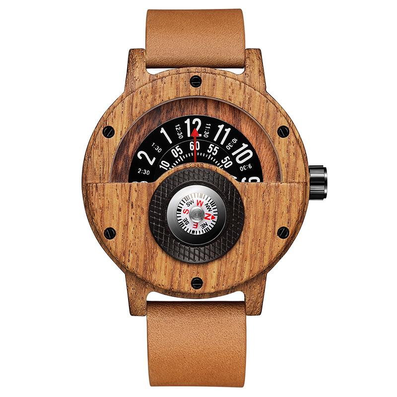 Wristwatches Creative Men Watch Walnut Wood Clock Leather Real Natural Rosewood Mens Wrist Male Compass Turntable Wooden Wristwatch, Rose wood watch
Wristwatches Creative Men Watch Walnut Wood Clock Leather Real Natural Rosewood Mens Wrist Male Compass Turntable Wooden Wristwatch, Rose wood watch