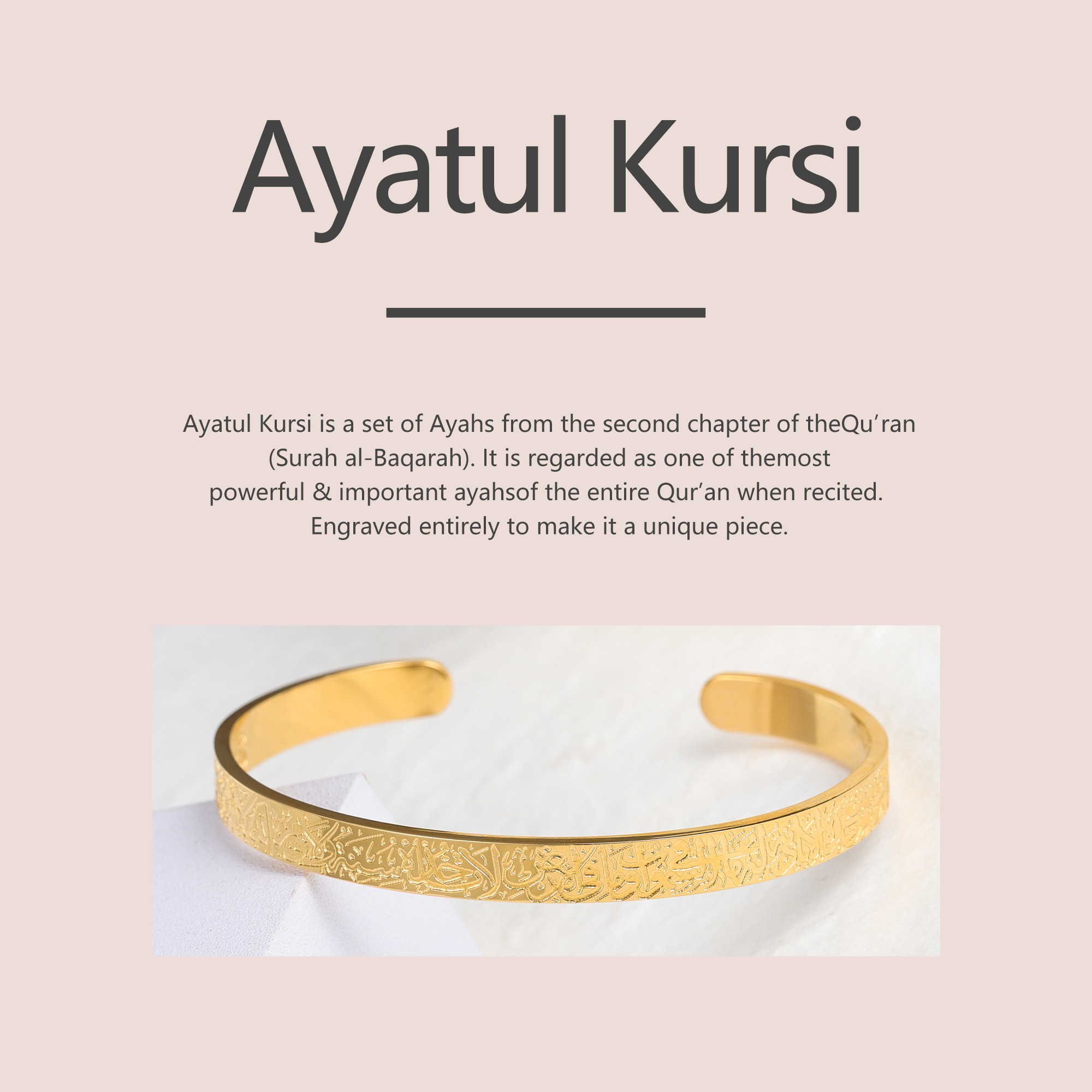 Personalized Arabic God Messager Gifts Arabic Cuff Bangles Stainless Steel Bracelet Islamic Calligraphy Women Bracelets Jewelry