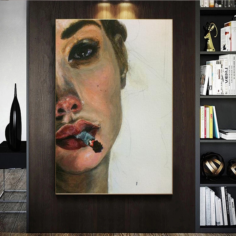 Bukowski's most beautiful girl prints canvas painting figures in the living room posters and prints murals wall art decoration