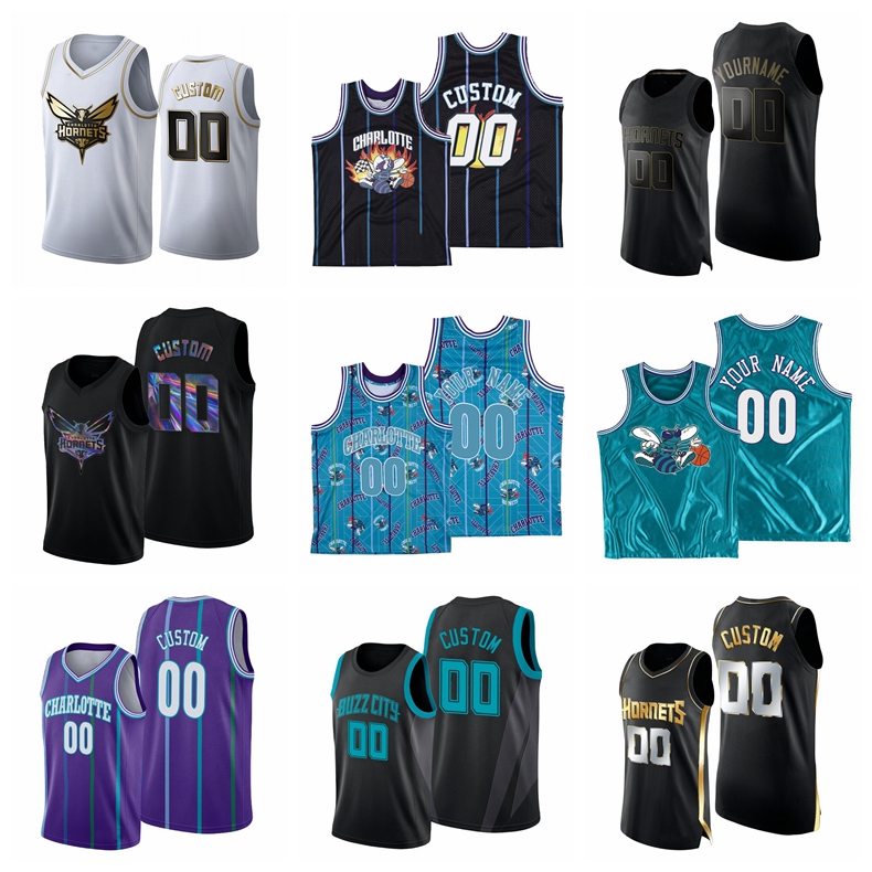 2021 Basketball Jerseys LaMelo Ball Jersey Johnson Miles Bridges Gordon Hayward Muggsy Bogues Customized Stitched Size S-XXXL Breathable Quick Dry White Black Mesh, As photo
2021 Basketball Jerseys LaMelo Ball Jersey Johnson Miles Bridges Gordon Hayward Muggsy Bogues Customized Stitched Size S-XXXL Breathable Quick Dry White Black Mesh, As photo