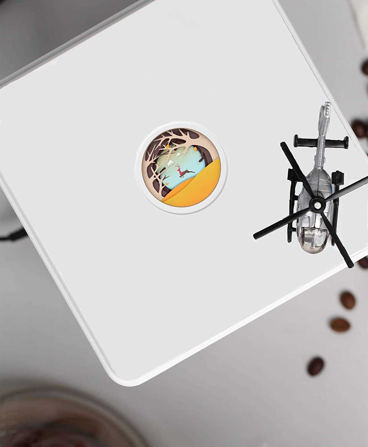 Creative Gift Anti Gravity Floating Levitating Water Drops Time Lamp for Desk Decoration Birthday Home Decor 210811
