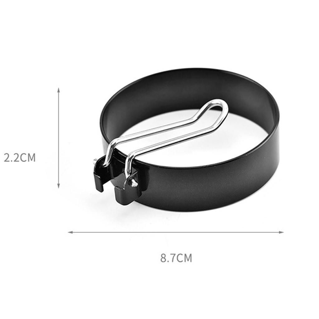 4/5 Stainless steel adhesive roll handling round rings shaping pancakes ring molds round egg pancake mould