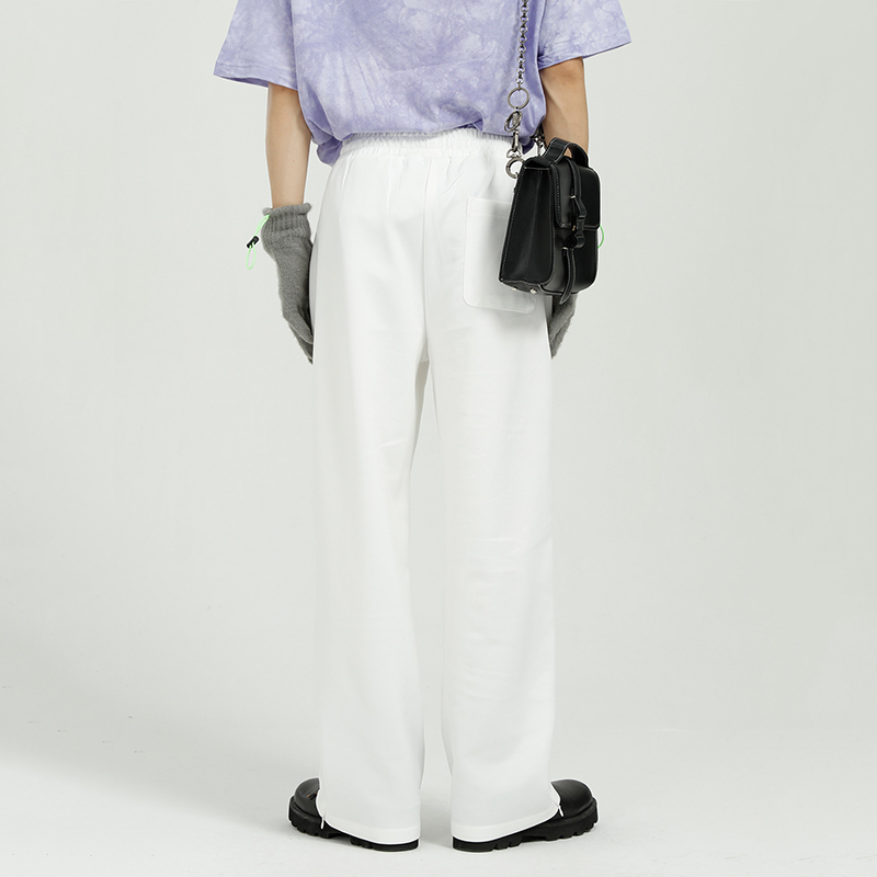 IEFB Men's Wear Summer Korean Trend Simple Loose Causal Sports Pants Men Elastic Waist Sweatpants Streetwear 9Y7451 210524