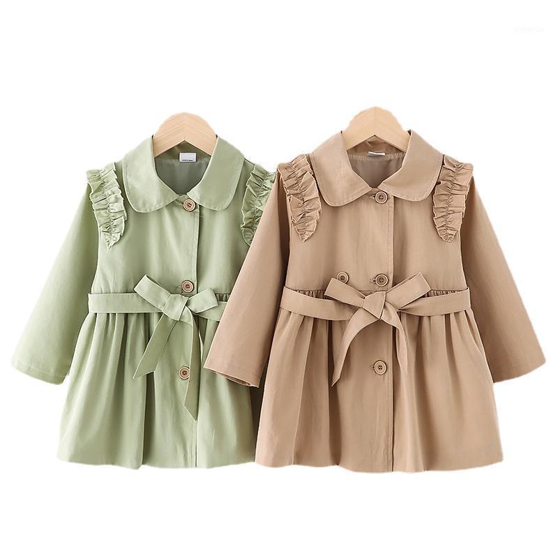 Coat Fashion Baby With Belt Cotton Autumn Spring Girl Clothes Solid Color Infant Jacket Kids Trench, Blue;gray
Coat Fashion Baby With Belt Cotton Autumn Spring Girl Clothes Solid Color Infant Jacket Kids Trench, Blue;gray