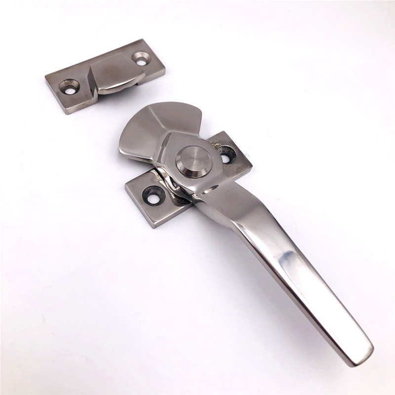 Sealed soundproof door pull Freezer handle oven hinge Cold storage Industrial truck latch hardware cabinet closed tightly knob lock
