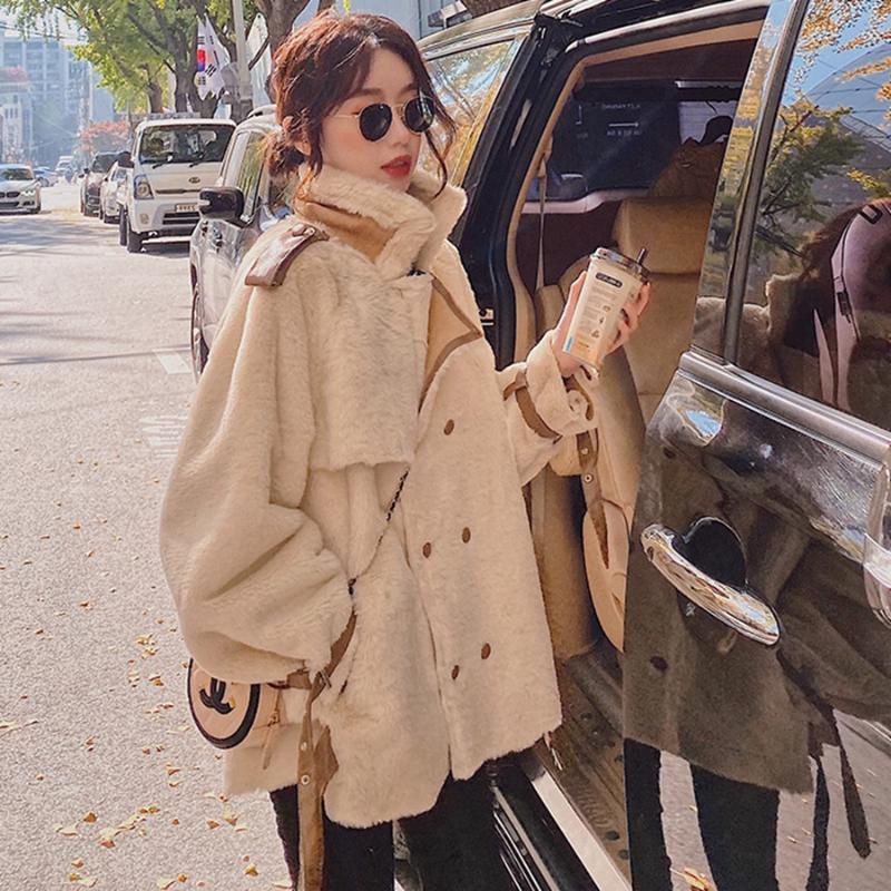 Women's Jackets 2022 Winter Thicken Warm Teddy Fur Jacket Coat Women Casual Fashion Lamb Faux Overcoat Fluffy Cozy Loose Outerwear Female, Black;brown
Women's Jackets 2022 Winter Thicken Warm Teddy Fur Jacket Coat Women Casual Fashion Lamb Faux Overcoat Fluffy Cozy Loose Outerwear Female, Black;brown