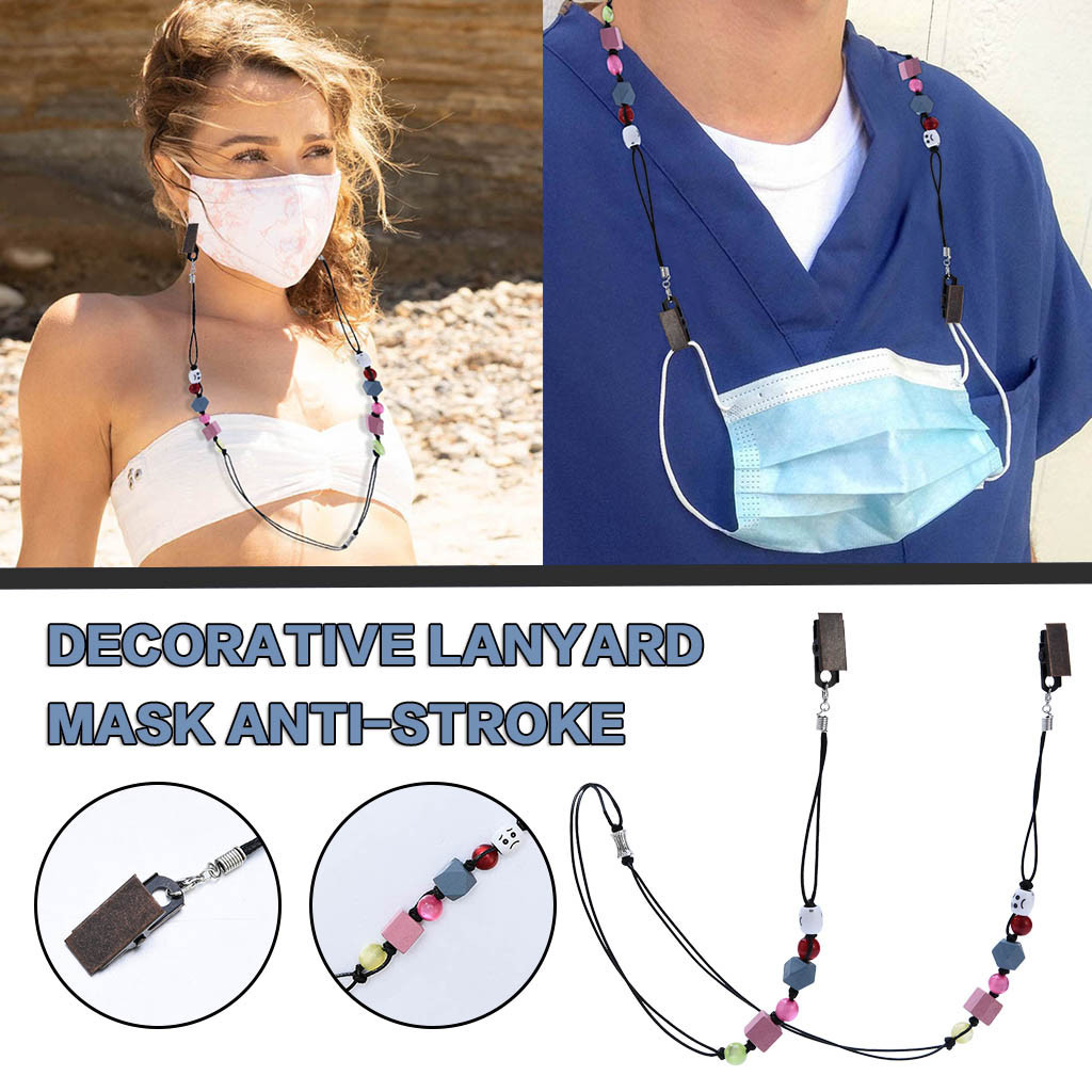 1/3/5/8/10 exquisite pces Paste decoration Antilost cord mask Security convenient rope mask