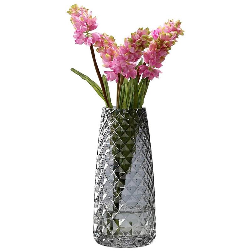 Vases Decorative Glass Vase Crystal Clear Modern Flower Decor For Home Office Table Shelf
Vases Decorative Glass Vase Crystal Clear Modern Flower Decor For Home Office Table Shelf