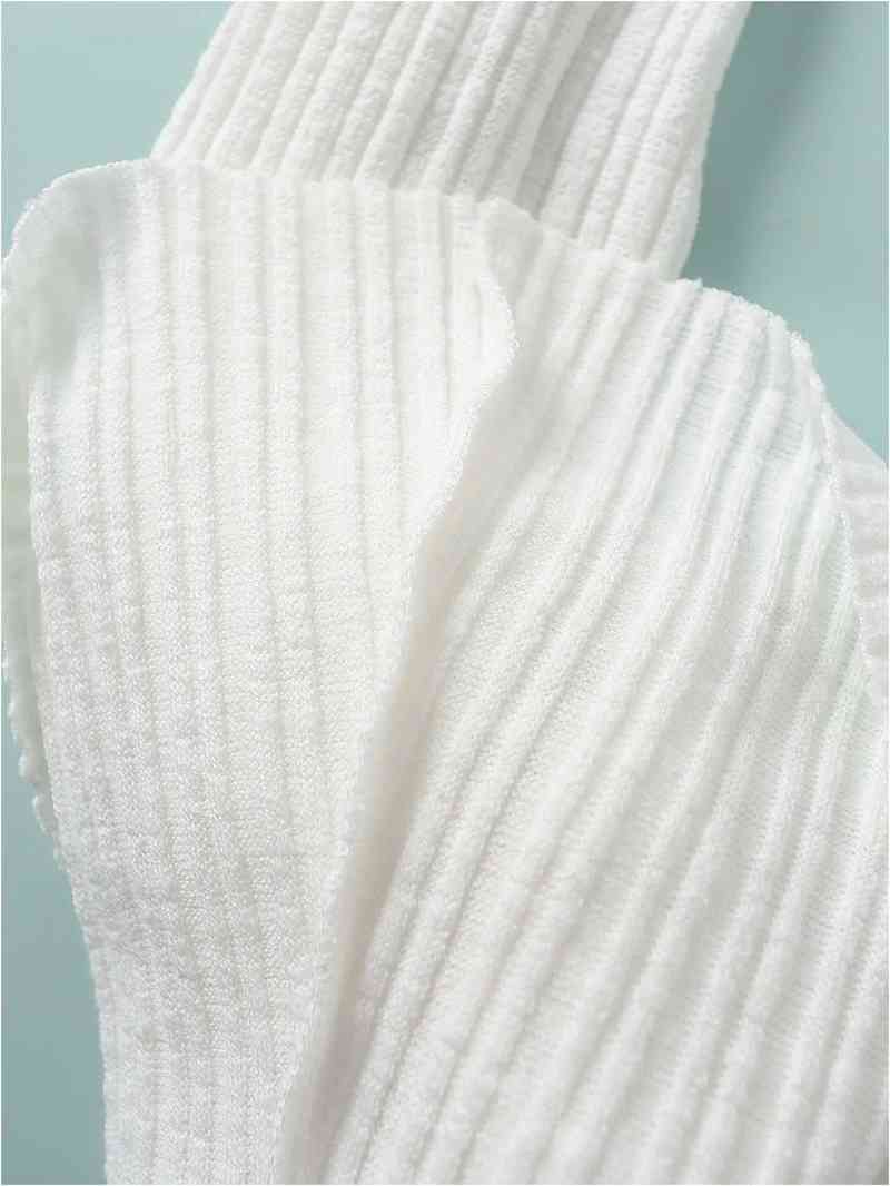 Pants & Capris 5color Thin Slim High Waist White Knitted Flare Women Plus Size Casual Wild Pantalones De Mujer Simple 210429