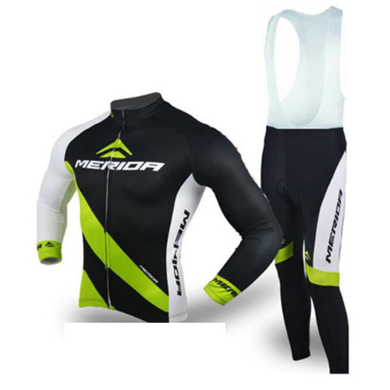 Team MERIDA Cycling Jersey Sets Men's Long Sleeve MTB Sportwear Autumn quick dry Outdoor Mountain Bike clothing H042011, Black;red
Team MERIDA Cycling Jersey Sets Men's Long Sleeve MTB Sportwear Autumn quick dry Outdoor Mountain Bike clothing H042011, Black;red