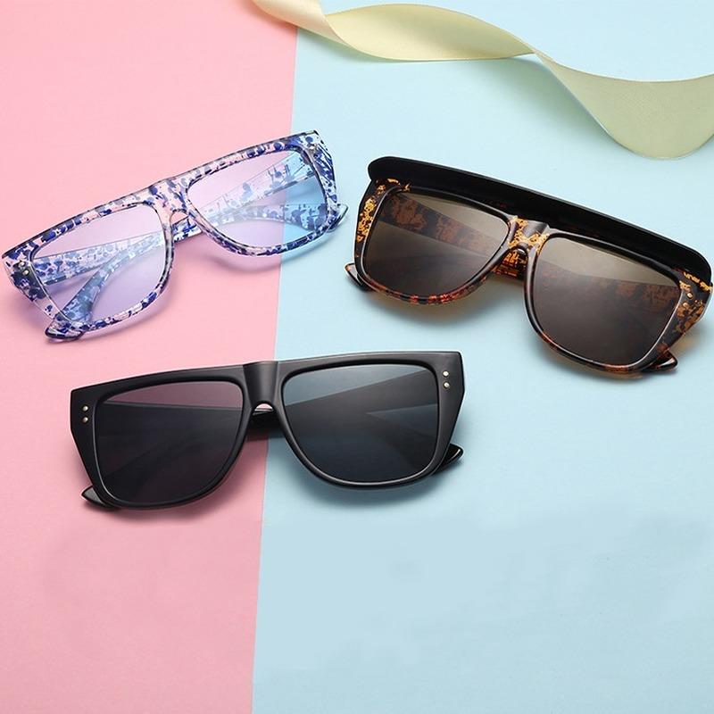 Sunglasses Fashion Glasses Vintage Square Rivet Eyewear Trend Removable Decoration Outdoor Travel Summer Men And Women
Sunglasses Fashion Glasses Vintage Square Rivet Eyewear Trend Removable Decoration Outdoor Travel Summer Men And Women