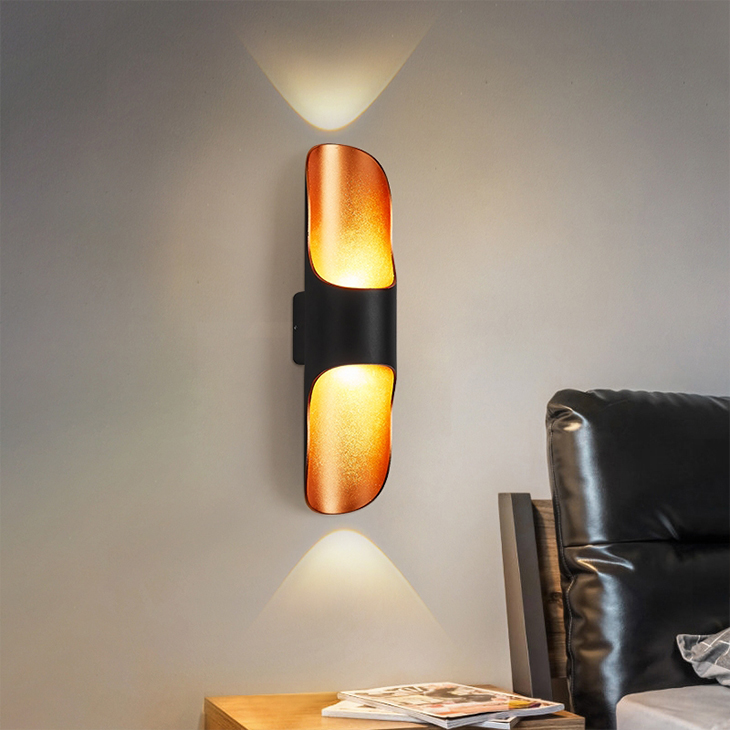 Modern Waterproof outdoor 10W LED wall lamp Aluminum UP and Down Wall Lights Villa Garden porch Sconce Decor Light 110V 220V