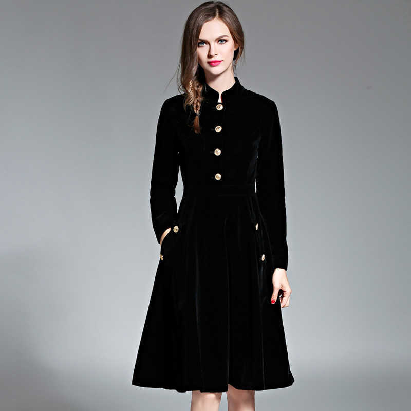 Black Vintage Dres Elegant Slim Long Sleeved Velvet Party Ol Office Wear Autumn Winter Robe Vestidos 210602
Black Vintage Dres Elegant Slim Long Sleeved Velvet Party Ol Office Wear Autumn Winter Robe Vestidos 210602
