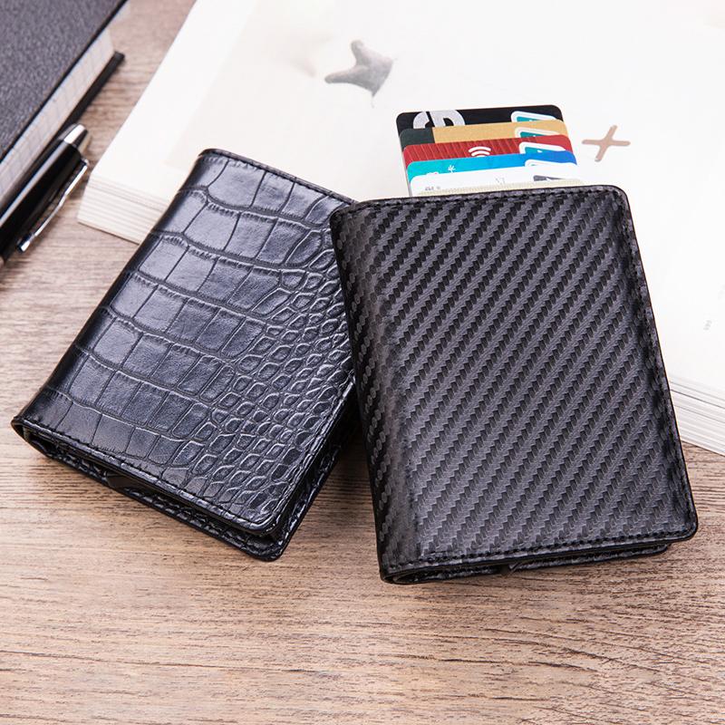 Wallets Carbon Fiber Men Magic RFID Card Wallet Vintage Man Small Luxury Genuine Leather Holder Thin Mini Walets Vallet, Crocodile black
Wallets Carbon Fiber Men Magic RFID Card Wallet Vintage Man Small Luxury Genuine Leather Holder Thin Mini Walets Vallet, Crocodile black
