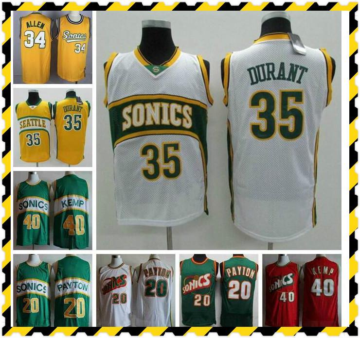 Men Basketball Shawn Kemp Jersey Gary Payton Kevin Durant Ray Allen Stitched Green Yellow White Red Home Away Breathable Good Quality, Black;red
Men Basketball Shawn Kemp Jersey Gary Payton Kevin Durant Ray Allen Stitched Green Yellow White Red Home Away Breathable Good Quality, Black;red