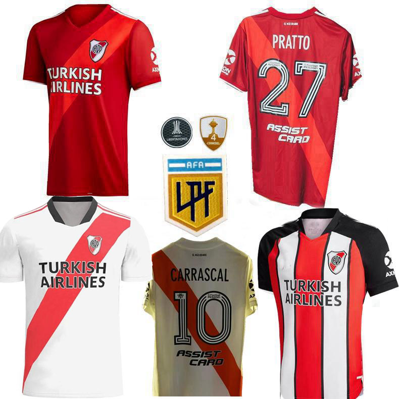 2021 2022 River Plate Soccer Jerseys QUINTERO PRATTO BORRE CARRASCAL home away 3rd 20 21 22 football men and kids shirt
2021 2022 River Plate Soccer Jerseys QUINTERO PRATTO BORRE CARRASCAL home away 3rd 20 21 22 football men and kids shirt
