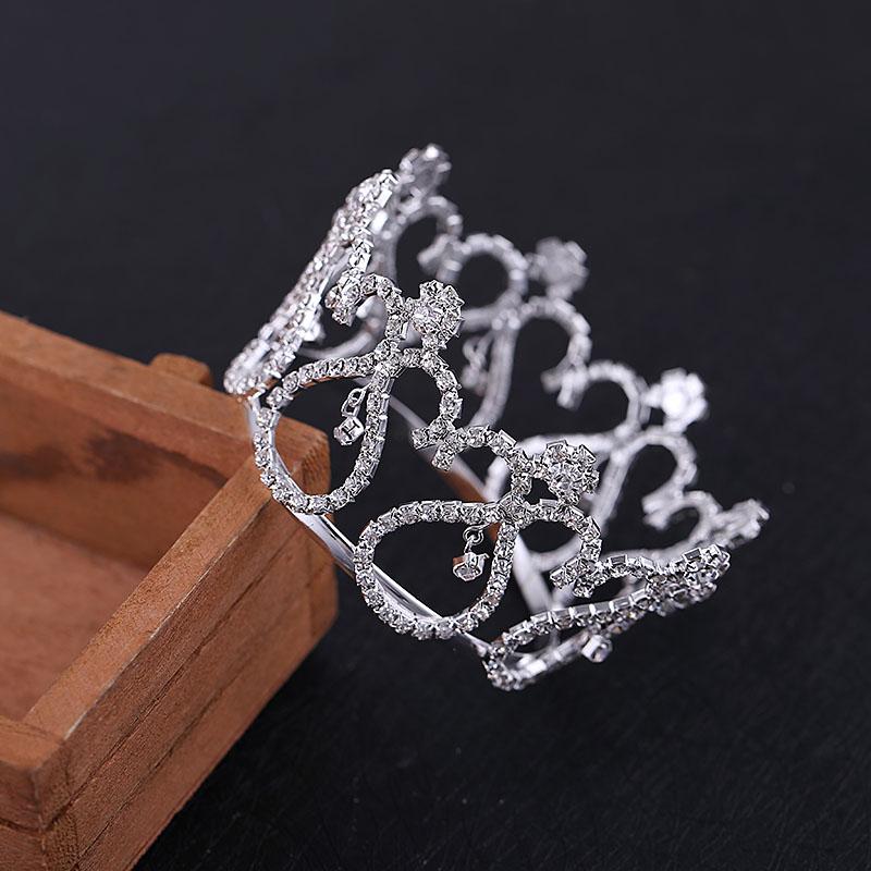 Hair Clips & Barrettes Wedding Accessories Silver Plated Bridal Rhinestone Mini Round Full Circle Tiara Crown Pageant Party Born-Baby Po Pro, Golden;silver
Hair Clips & Barrettes Wedding Accessories Silver Plated Bridal Rhinestone Mini Round Full Circle Tiara Crown Pageant Party Born-Baby Po Pro, Golden;silver
