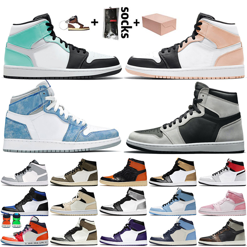 2021 Fashion Mid Jumpman 1 Mens Womens Basketball Shoes 1s Island Green Crimson Tint Sneakers High OG Hyper Royal Shadow Trainers University Blue, #21 high og light smoke grey 36-46
2021 Fashion Mid Jumpman 1 Mens Womens Basketball Shoes 1s Island Green Crimson Tint Sneakers High OG Hyper Royal Shadow Trainers University Blue, #21 high og light smoke grey 36-46