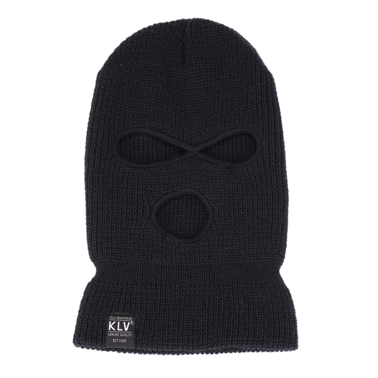 3Hole Knitted Full Face Cover Ski Mask Winter Balaclava Warm Knit Mask for Outdoor Sports
