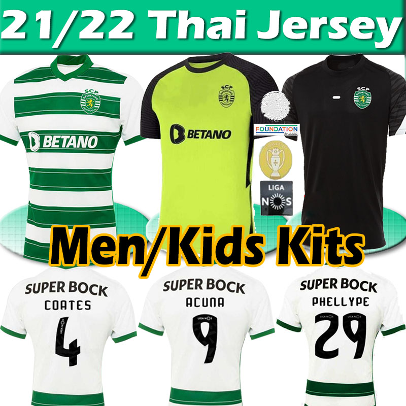 21/22 SCP Lisbon Soccer Jerseys Sporting Clube de 2021 2022 PHELLYPE B.FERNANDES Retro S.COATES jersey 2001 03 04 Lisboa Men kids Kits football shirt
21/22 SCP Lisbon Soccer Jerseys Sporting Clube de 2021 2022 PHELLYPE B.FERNANDES Retro S.COATES jersey 2001 03 04 Lisboa Men kids Kits football shirt