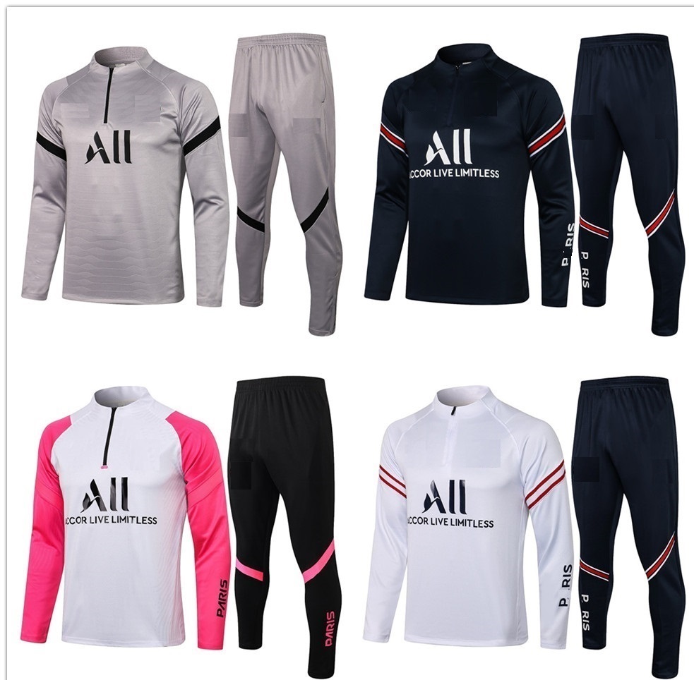 2021 2022 adult kit Long sleeves soccer jacket uniforms psgs tracksuits MESSI Mbappé sergio ramos jerseys 21 22 train football coat training, Black
2021 2022 adult kit Long sleeves soccer jacket uniforms psgs tracksuits MESSI Mbappé sergio ramos jerseys 21 22 train football coat training, Black