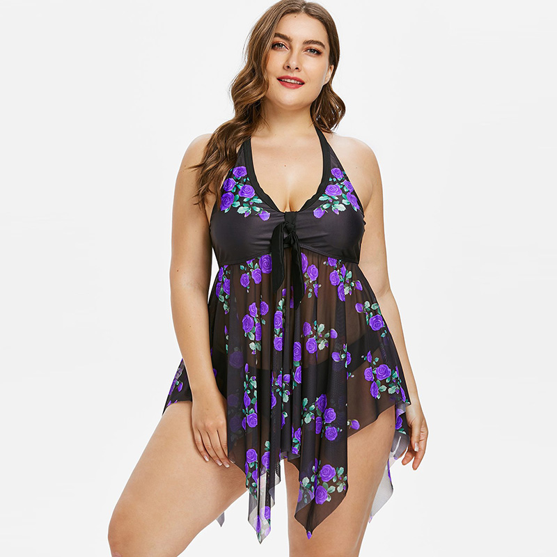 Sexy One Piece Halter Women Plus Size Swimwear Skirt Push Up Bathing suit Tankini SwimSuit Dress Vintage Monokini Sunflower, Y9684-1
Sexy One Piece Halter Women Plus Size Swimwear Skirt Push Up Bathing suit Tankini SwimSuit Dress Vintage Monokini Sunflower, Y9684-1