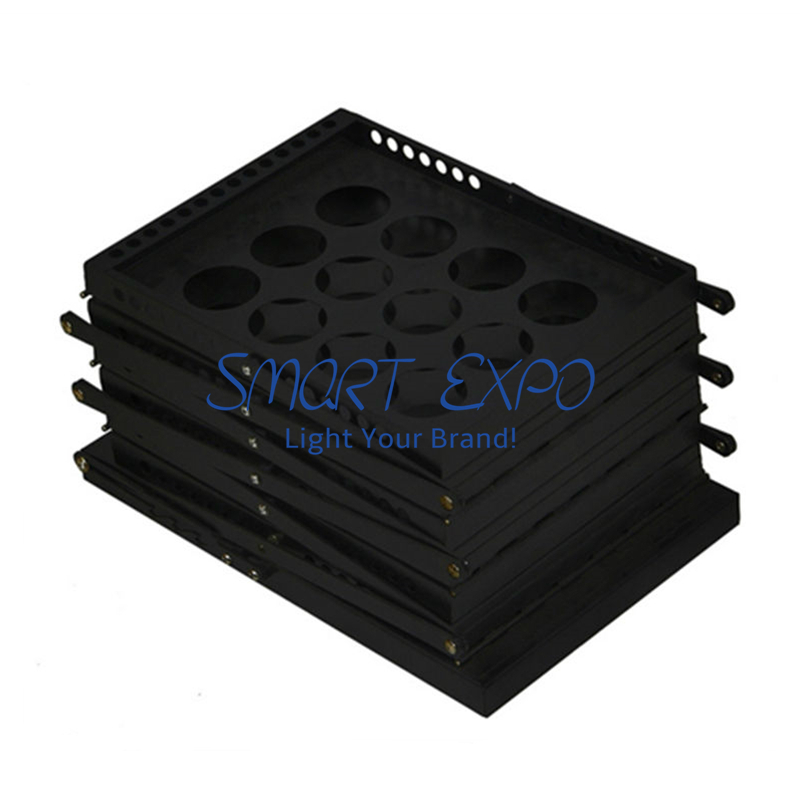 Literature Rack Portable Brochure Advertising Display Stand Black Steel A4 Magazine Size