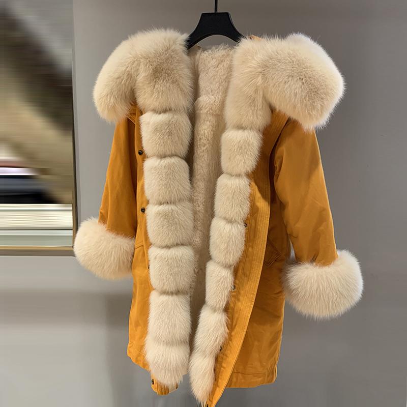 Women's Fur & Faux Pie To Overcome The 2021 Winter Detachable Rex Liner Oversized Collar Mid-length Coat Female, Black
Women's Fur & Faux Pie To Overcome The 2021 Winter Detachable Rex Liner Oversized Collar Mid-length Coat Female, Black