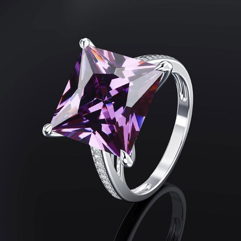 Wedding Rings Big Square Cubic Zircon Synthetic Amethyst Pink Quartz Citrine Stone Ring 925-Silver-color Party Jewelry For Women
Wedding Rings Big Square Cubic Zircon Synthetic Amethyst Pink Quartz Citrine Stone Ring 925-Silver-color Party Jewelry For Women