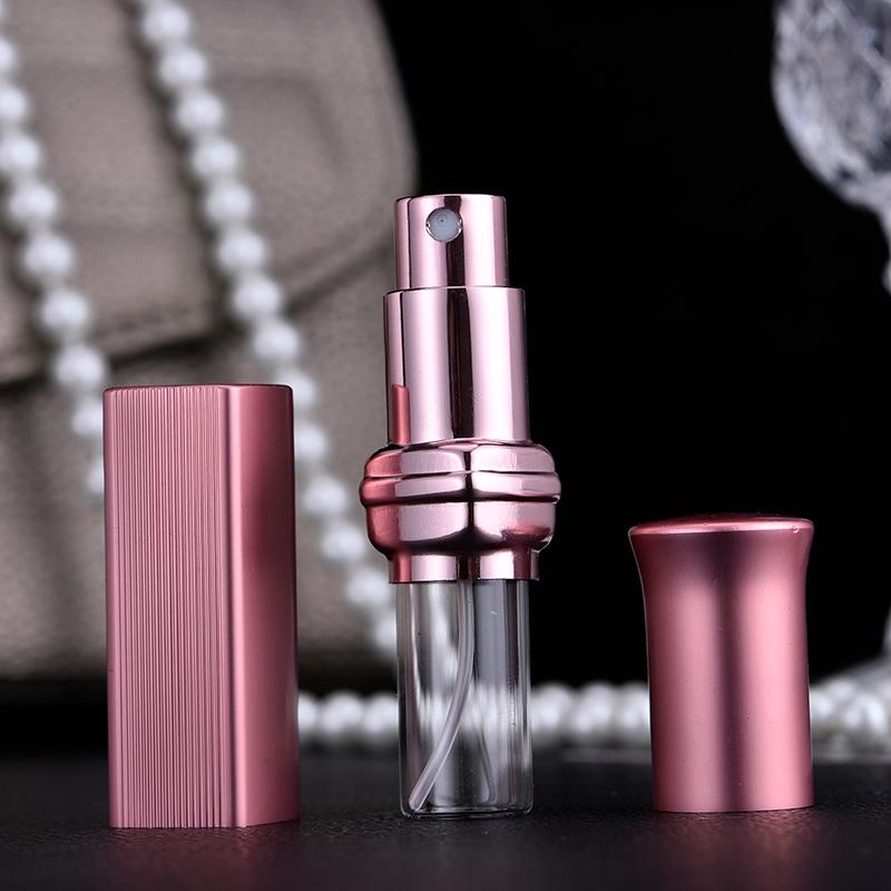 5ml Mini Refillable Portable Empty Atomizer Perfume Bottle Scent Pump Spray Case Airless PumpTravel Parfum Cosmetic Containers Storage Bottl