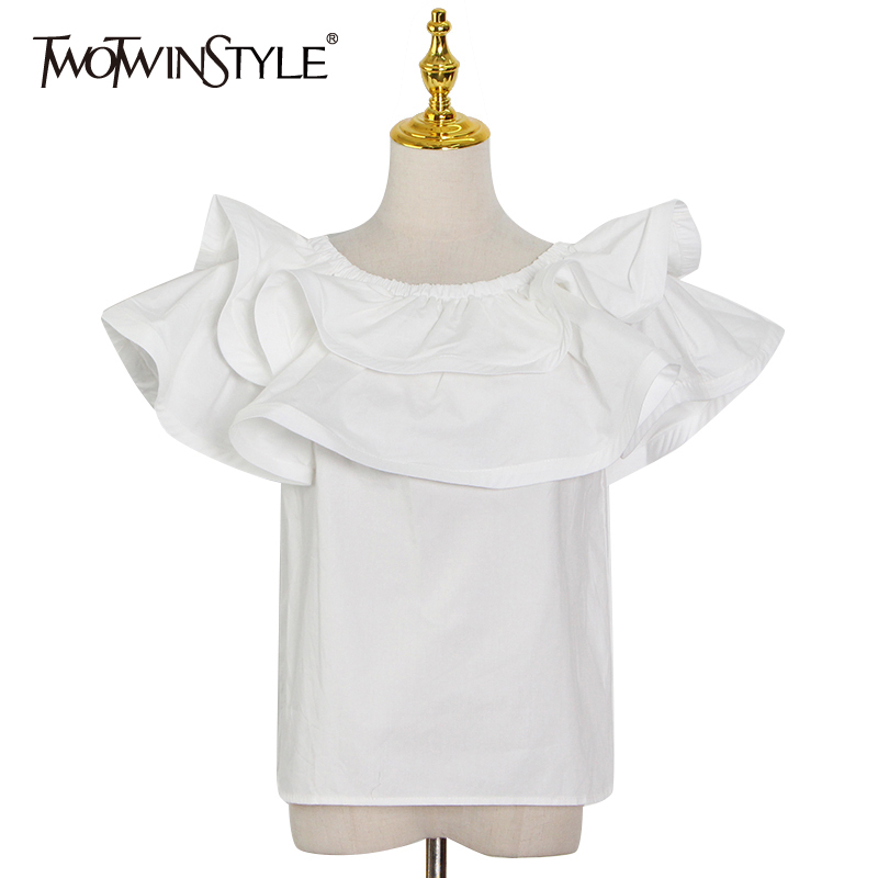 White Patchwork Ruffle Casual Shirts For Women Slash Neck Short Sleeve Slim Blouses Female Summer Fashion 210524, Orange
White Patchwork Ruffle Casual Shirts For Women Slash Neck Short Sleeve Slim Blouses Female Summer Fashion 210524, Orange
