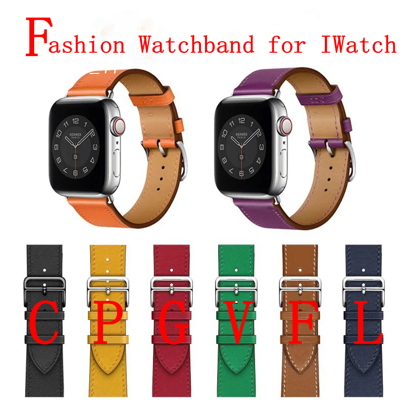 Fashion Leather Watchband for iWatch Band brand designer Smart Straps 42mm 38mm 40mm 44mm iwatch2 3 4 5
Fashion Leather Watchband for iWatch Band brand designer Smart Straps 42mm 38mm 40mm 44mm iwatch2 3 4 5