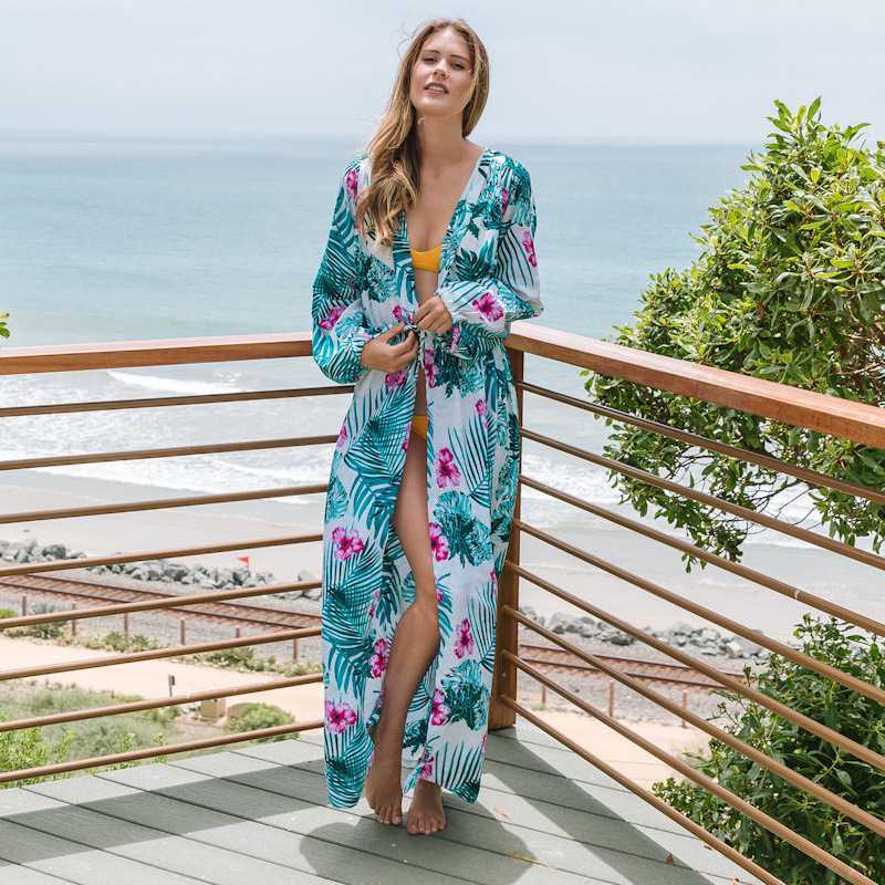 Beach Cover up Kaftans Sarong Bathing Suit ups Pareos Swimsuit -ups Womens Swim Wear Tunic #Q613 210420