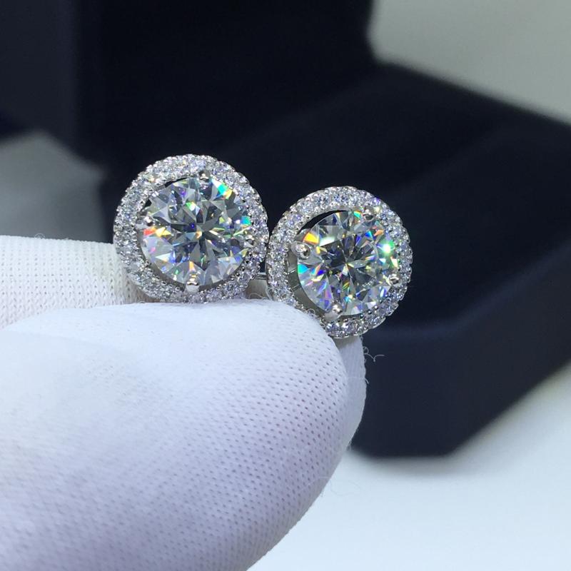 Stud Inbeaut Classic 925 Silver Round Excellent Cut Total 4 Ct D Color Pass Diamond Test Moissanite Party Earrings Fine Jewelry, Golden;silver
Stud Inbeaut Classic 925 Silver Round Excellent Cut Total 4 Ct D Color Pass Diamond Test Moissanite Party Earrings Fine Jewelry, Golden;silver